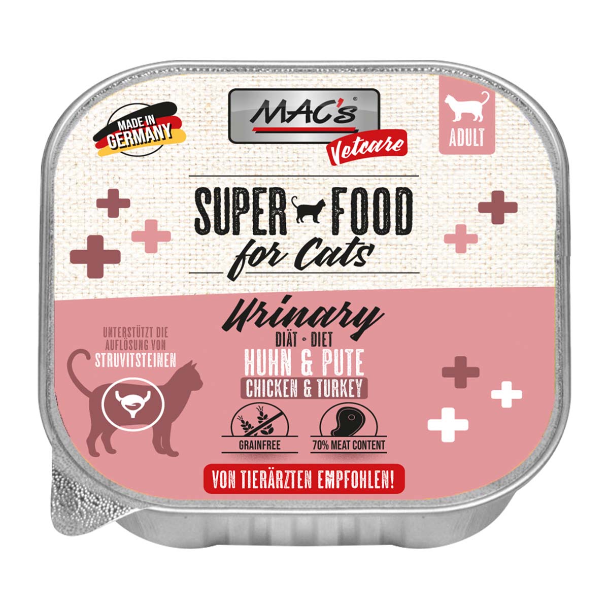 MAC's Cat Vetcare Huhn und Pute Urinary