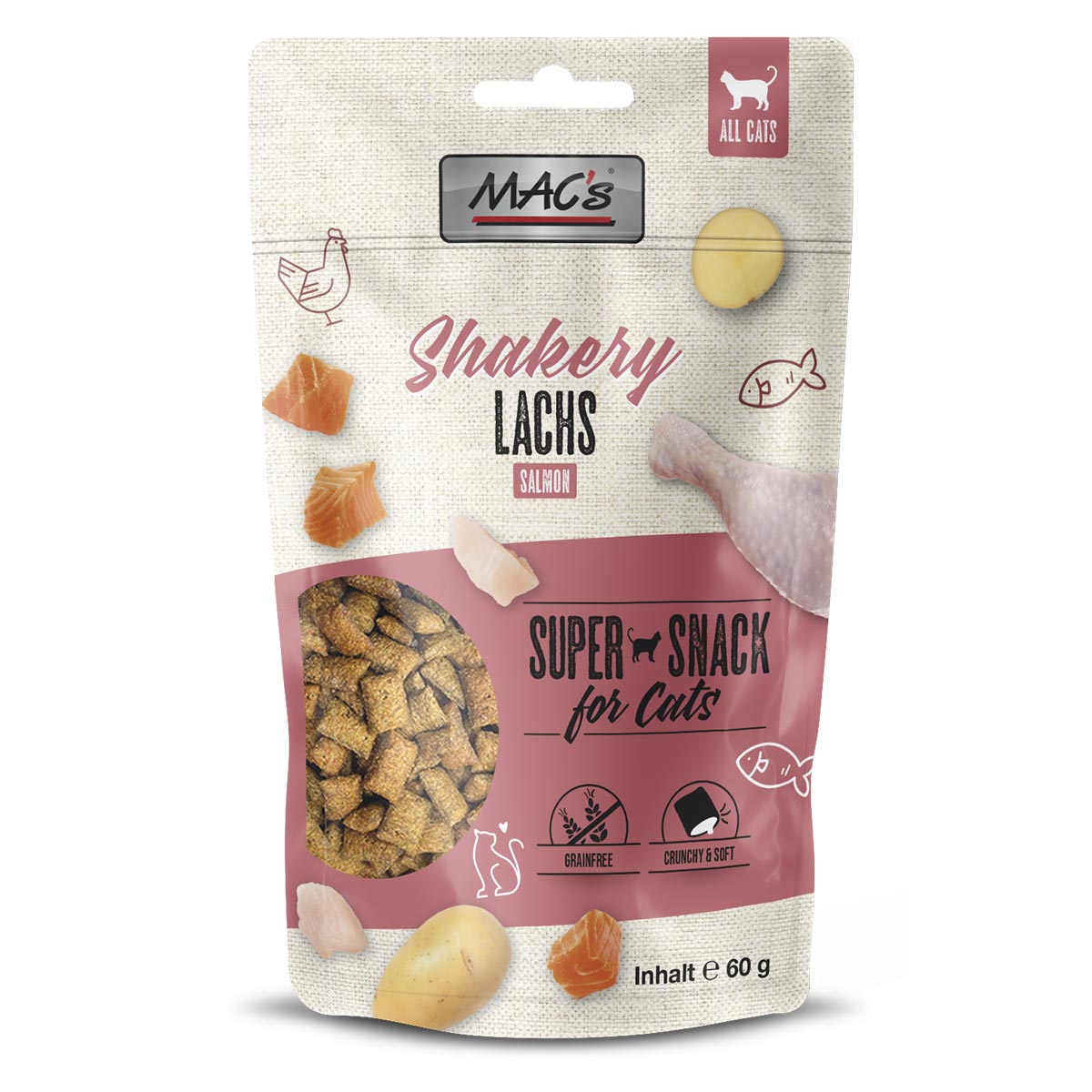 MAC's Cat Shakery Snacks Lachs