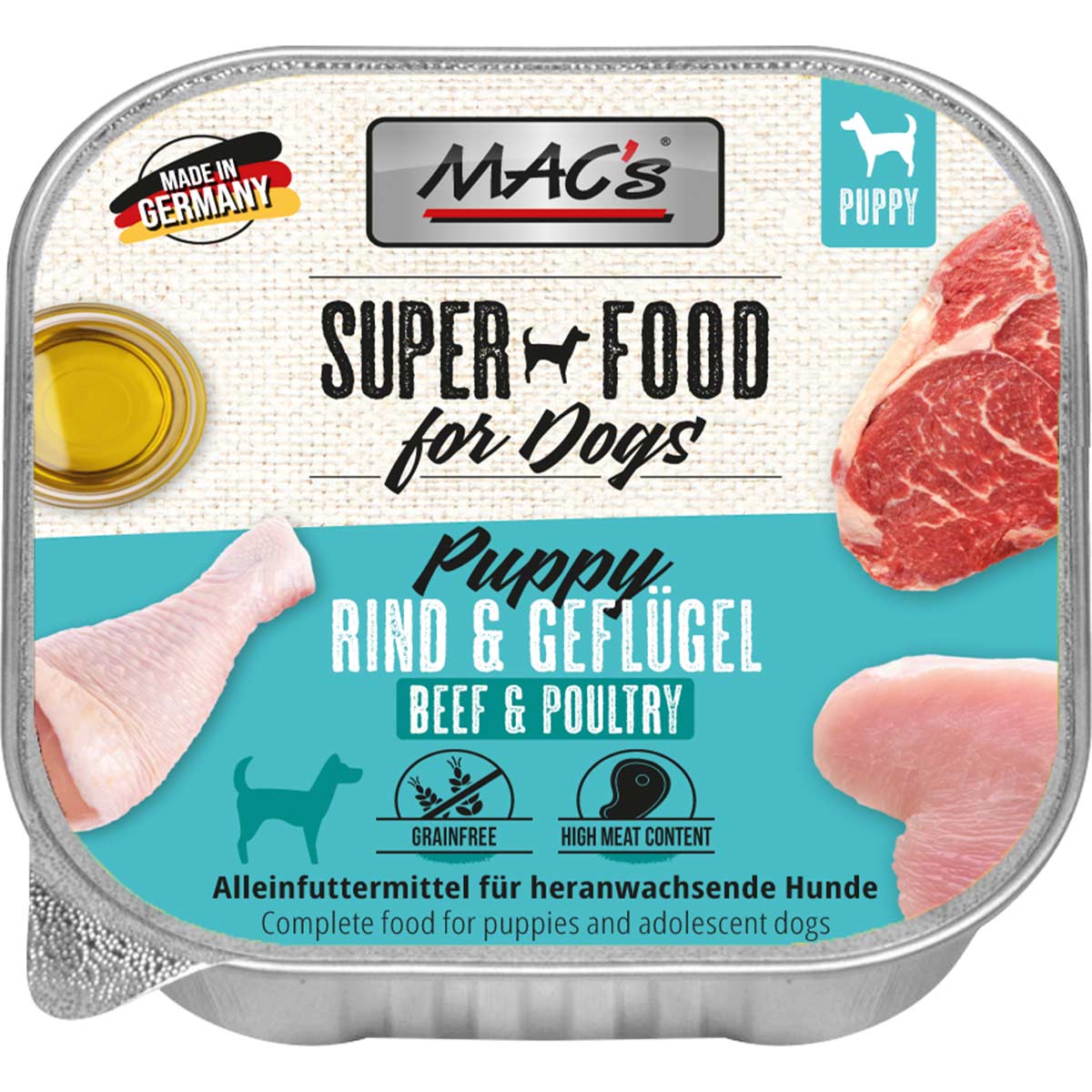 MAC's Dog Puppy Rind &amp; Geflügel