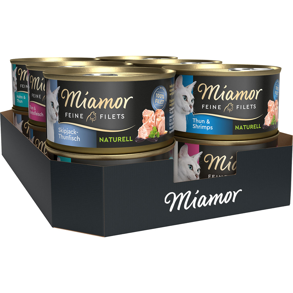 Miamor Feine Filets naturell Mixtray 1