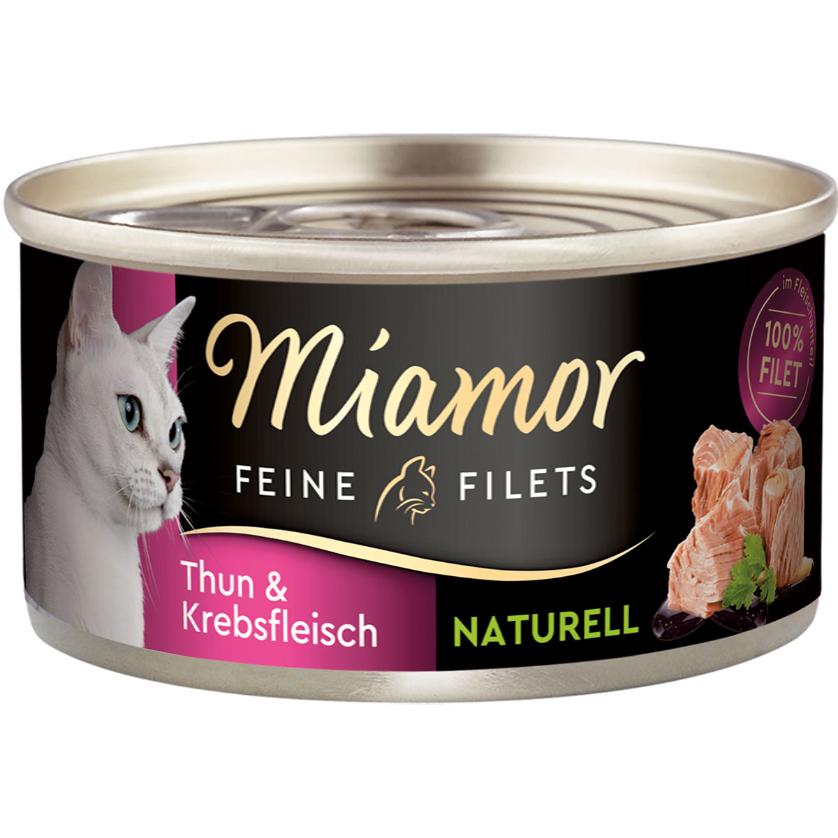 Miamor Feine Filets naturell Thun &amp; Krebsfleisch 