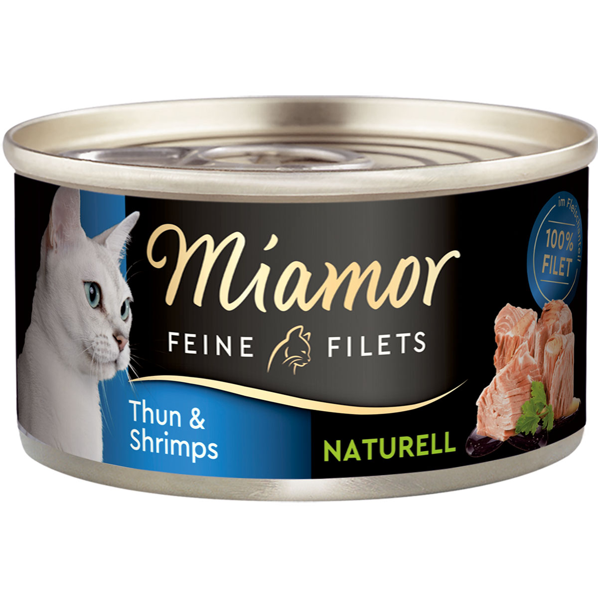 Miamor Feine Filets naturell Thun &amp; Shrimps