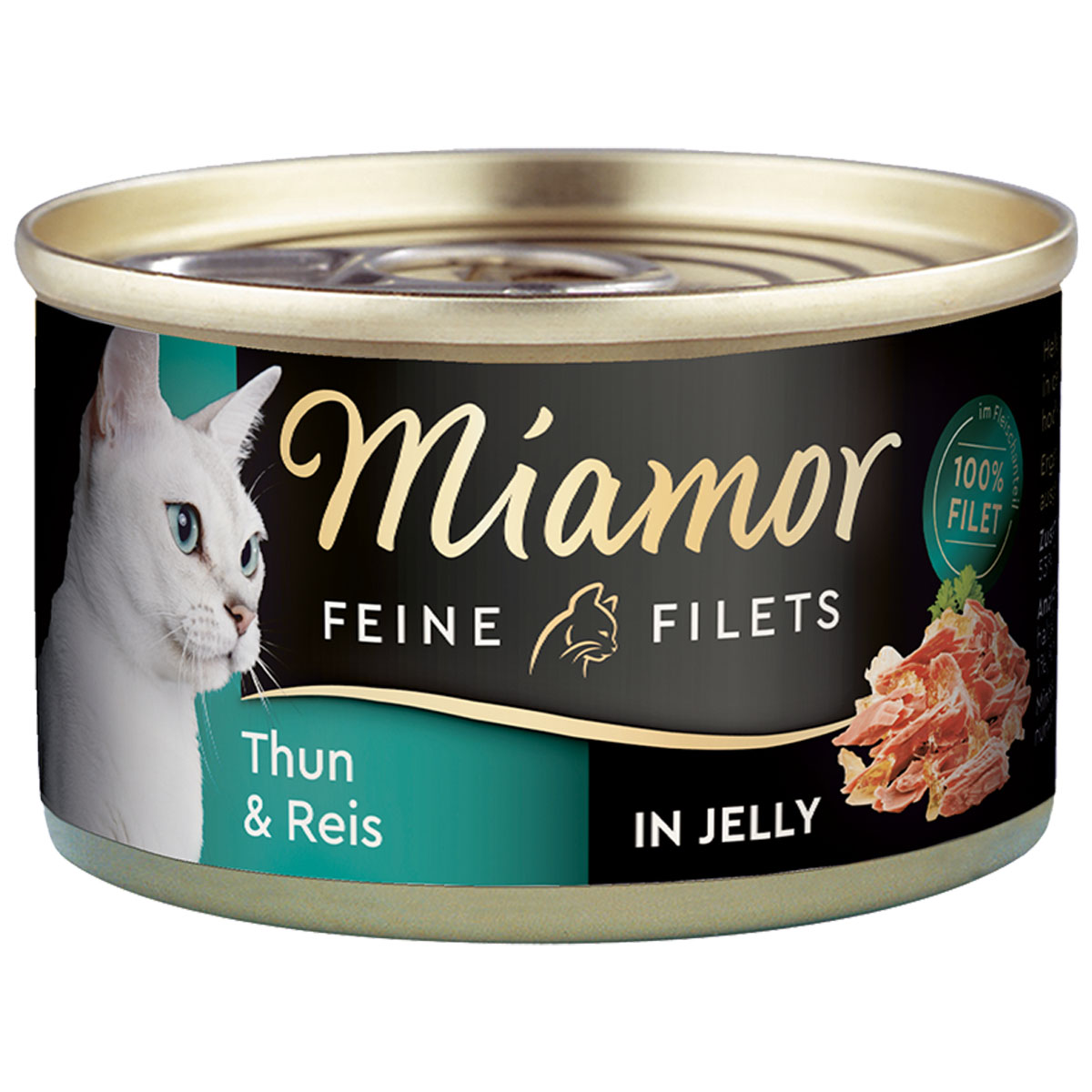 Miamor Katzenfutter Feine Filets in Jelly Thunfisch und Reis