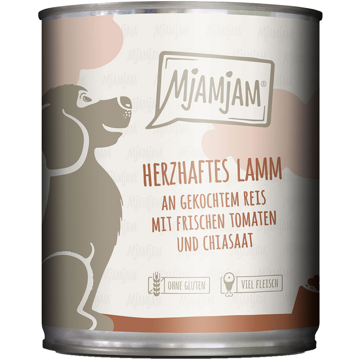 MjAMjAM herzhaftes Lamm an gekochtem Reis mit frischen Tomaten