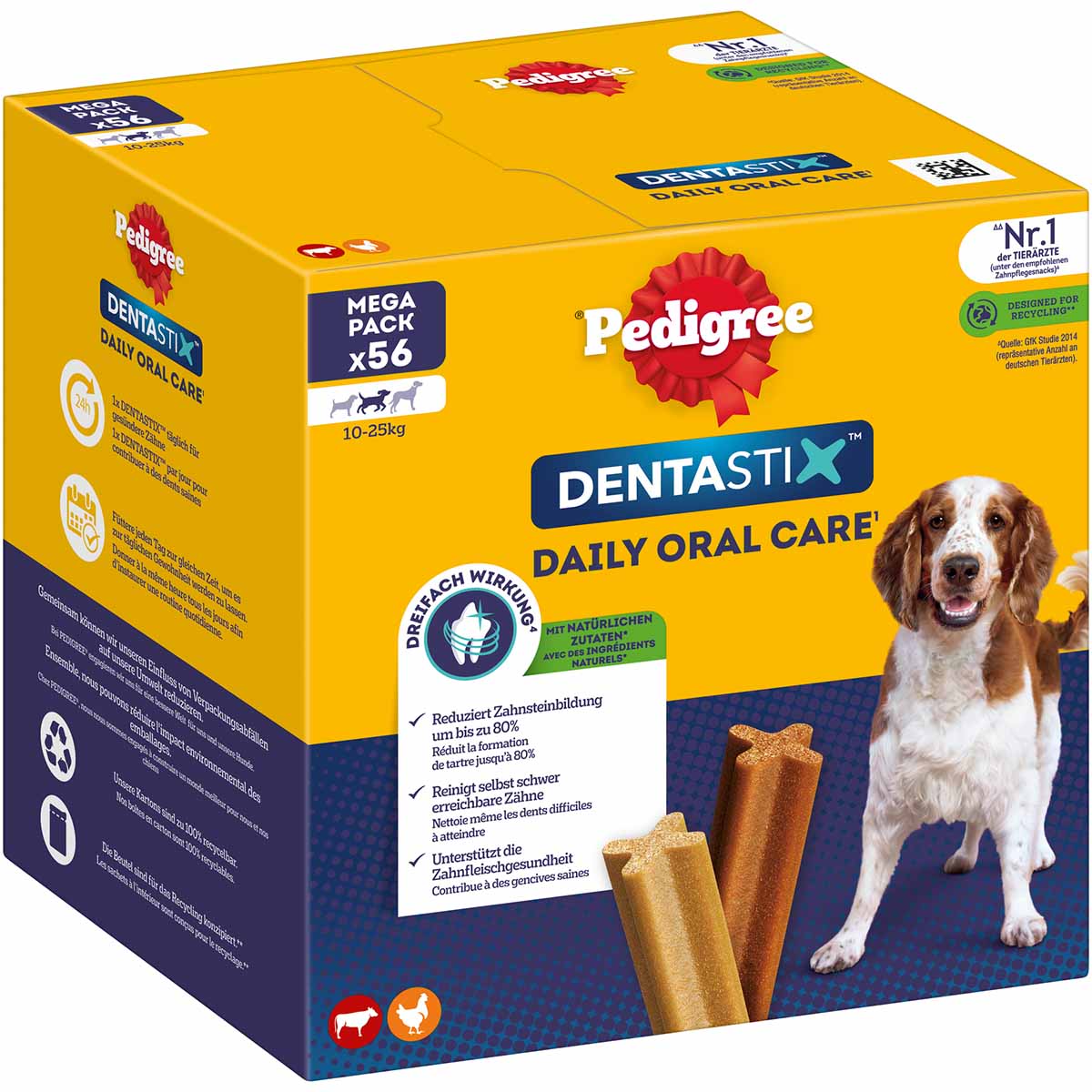 Pedigree DentaStix für mittelgroße Hunde