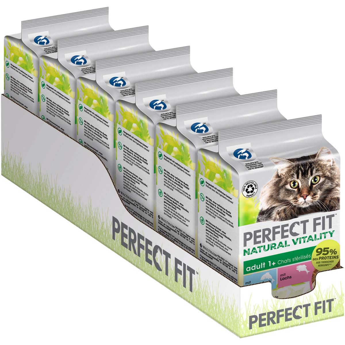 PERFECT FIT Katze Natural Vitality Adult 1+ mit Hochseefisch und Lachs 