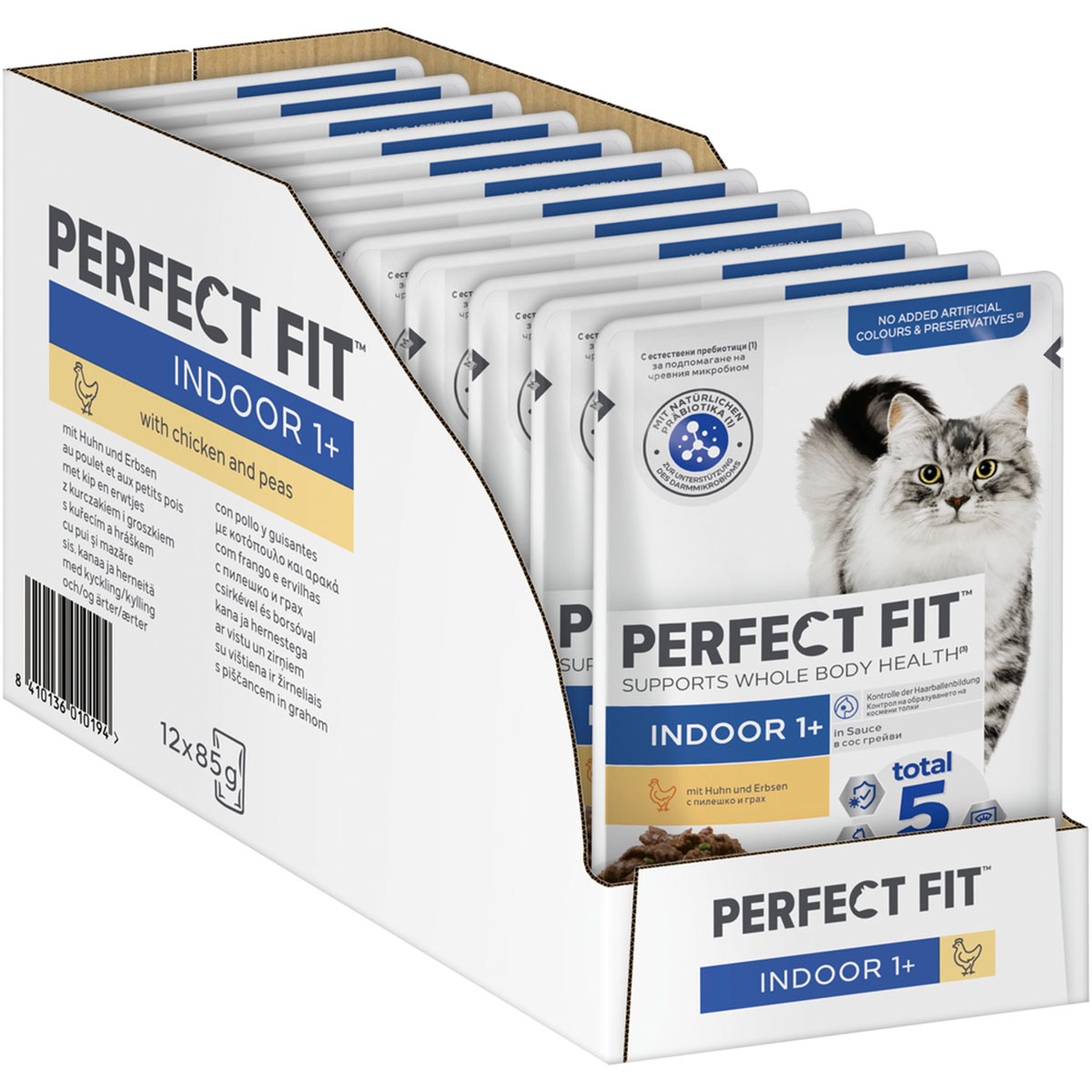 Perfect Fit Katzenfutter Indoor mit Huhn &amp; Erbsen