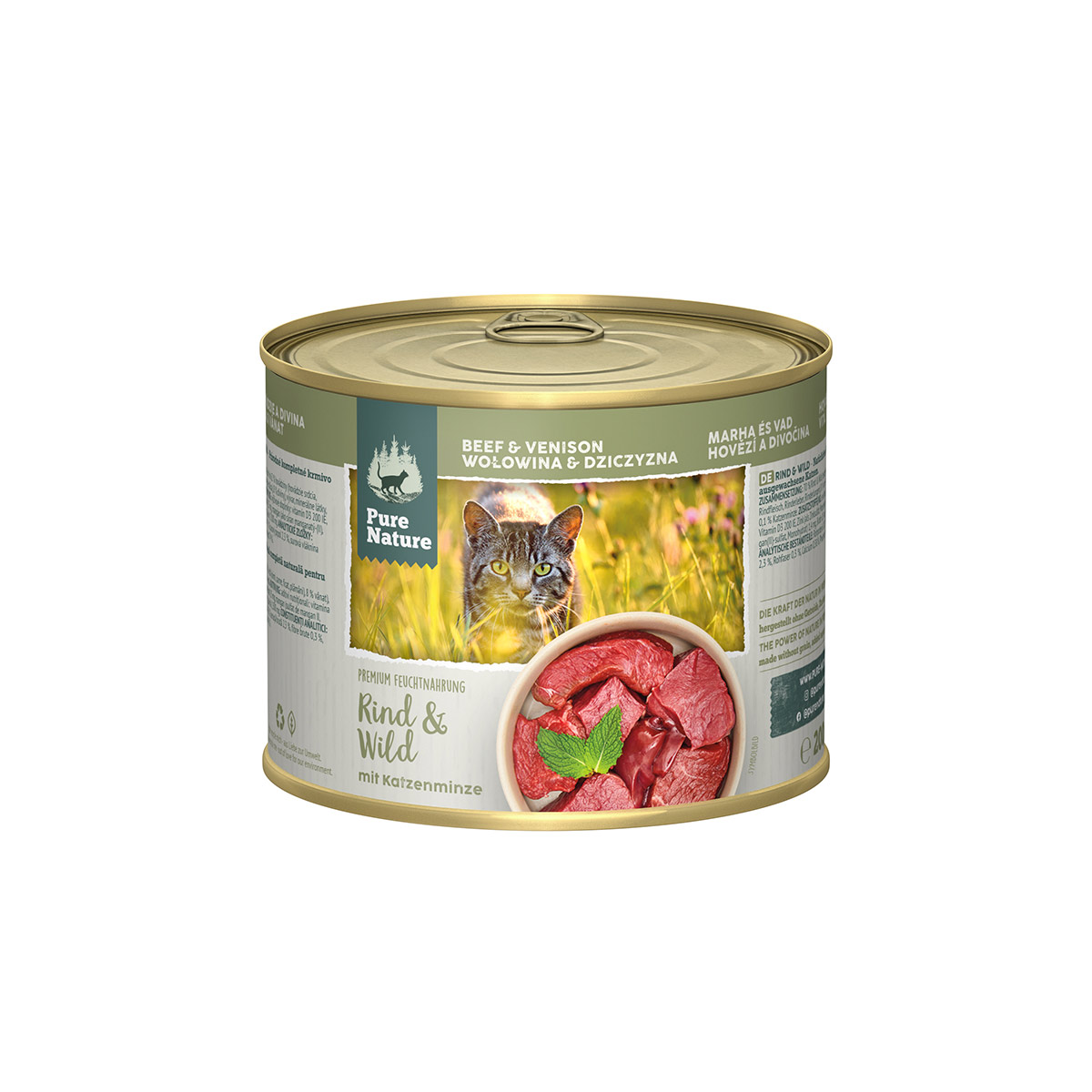 Pure Nature ADULT Rind &amp; Wild mit Katzenminze