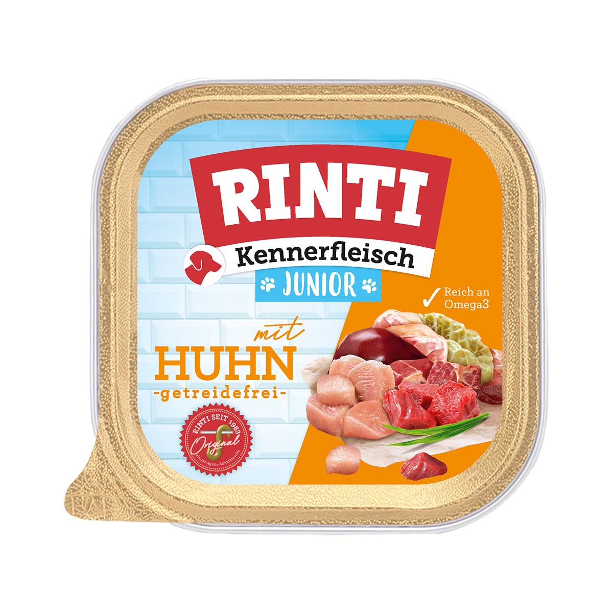 Rinti Kennerfleisch Junior mit Huhn