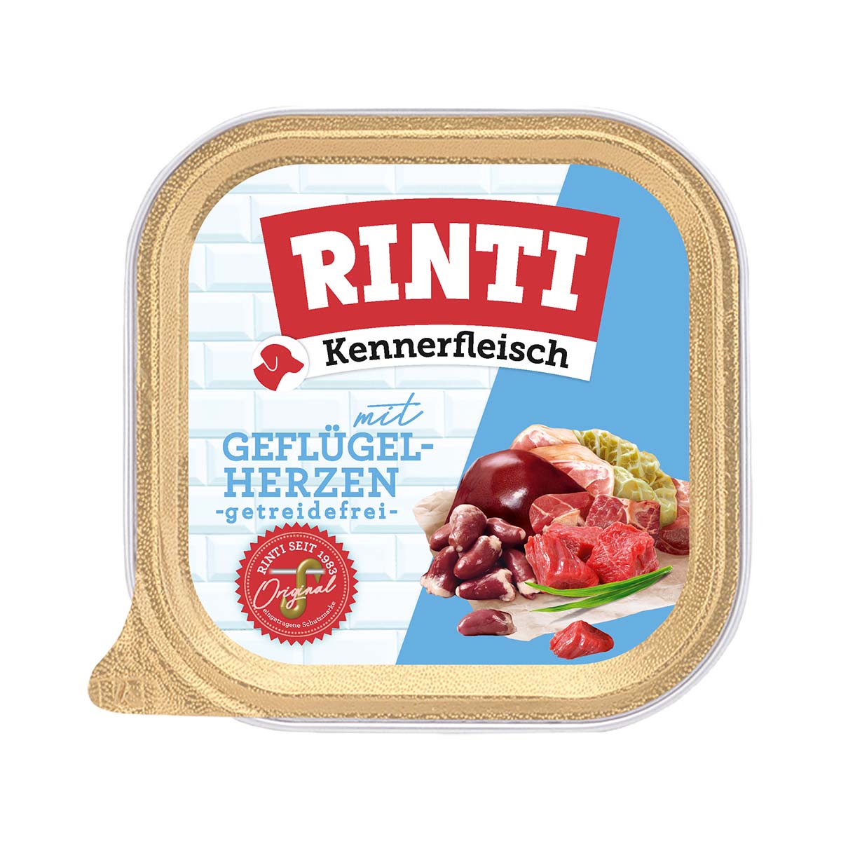 Rinti Kennerfleisch mit Geflügelherzen