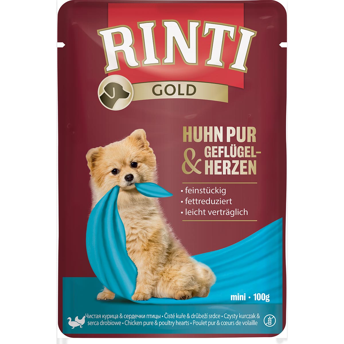 RINTI Gold Huhn und Geflügelherzen