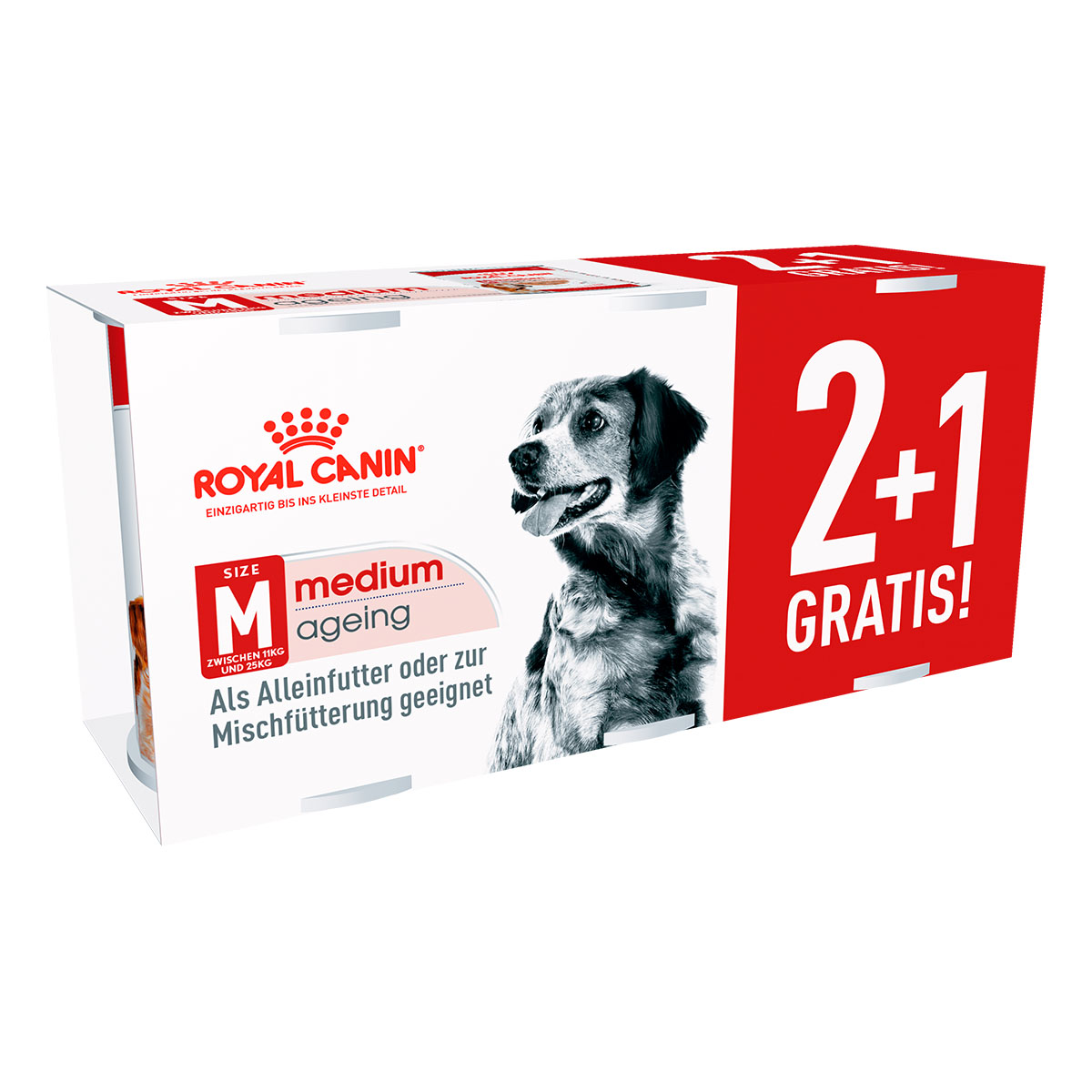 Royal Canin 2+1 gratis SHN Medium Ageing Loaf 410g