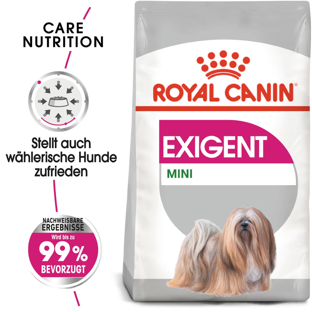 ROYAL CANIN EXIGENT MINI Trockenfutter für wählerische kleine Hunde  3kg