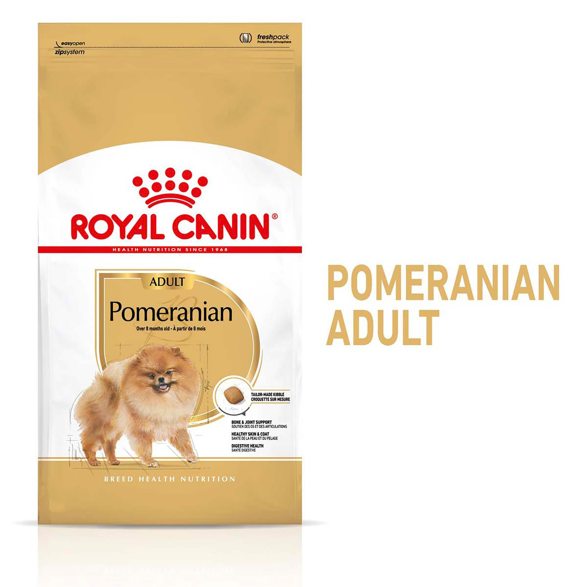 ROYAL CANIN POMERANIAN ADULT Trockennahrung für ausgewachsene Zwergspitze (&gt;8 Monate)