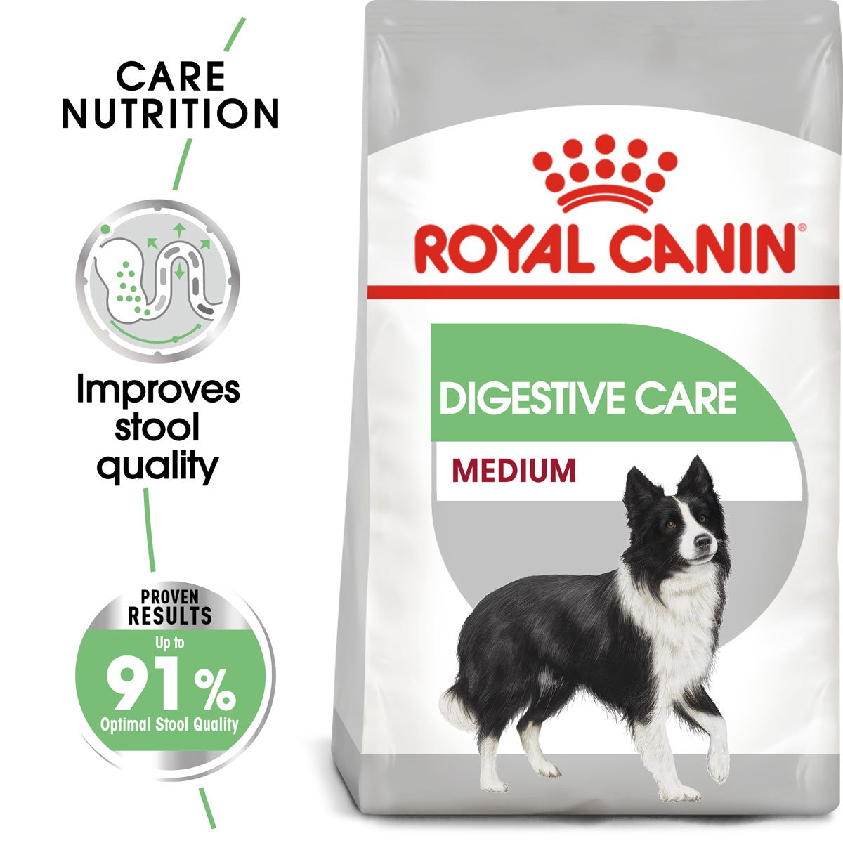 ROYAL CANIN DIGESTIVE CARE MEDIUM Trockenfutter für mittelgroße Hunde mit emfindlicher Verdauung