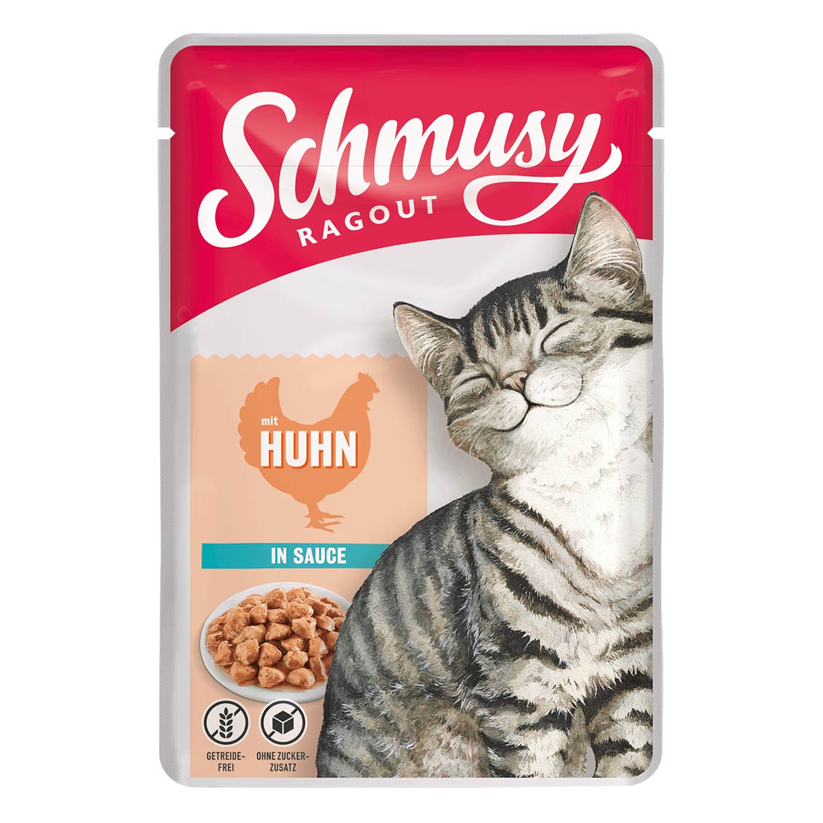 Schmusy Ragout mit Huhn in Sauce