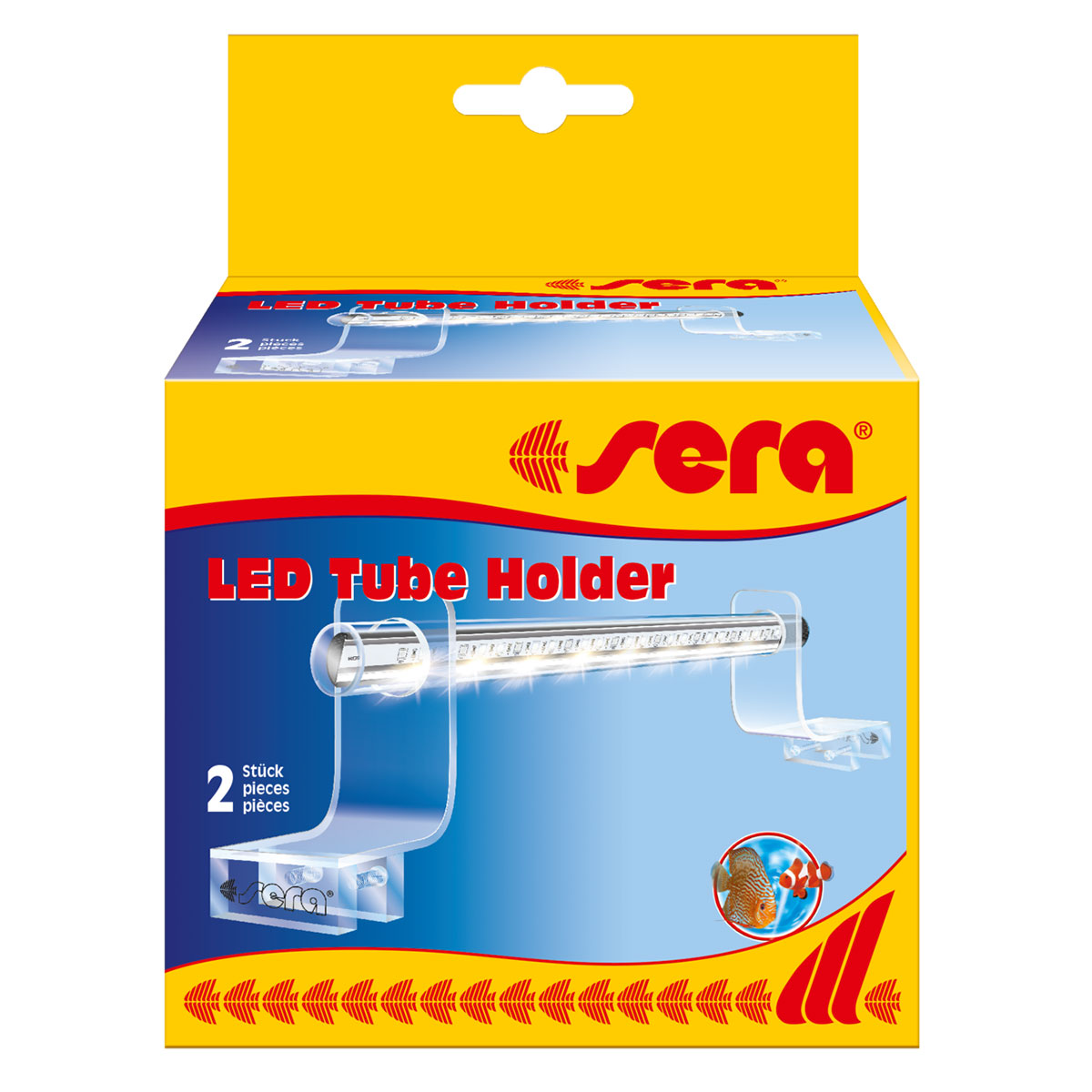 Sera LED X-Change Tubes Tube Holder Clear 2 St