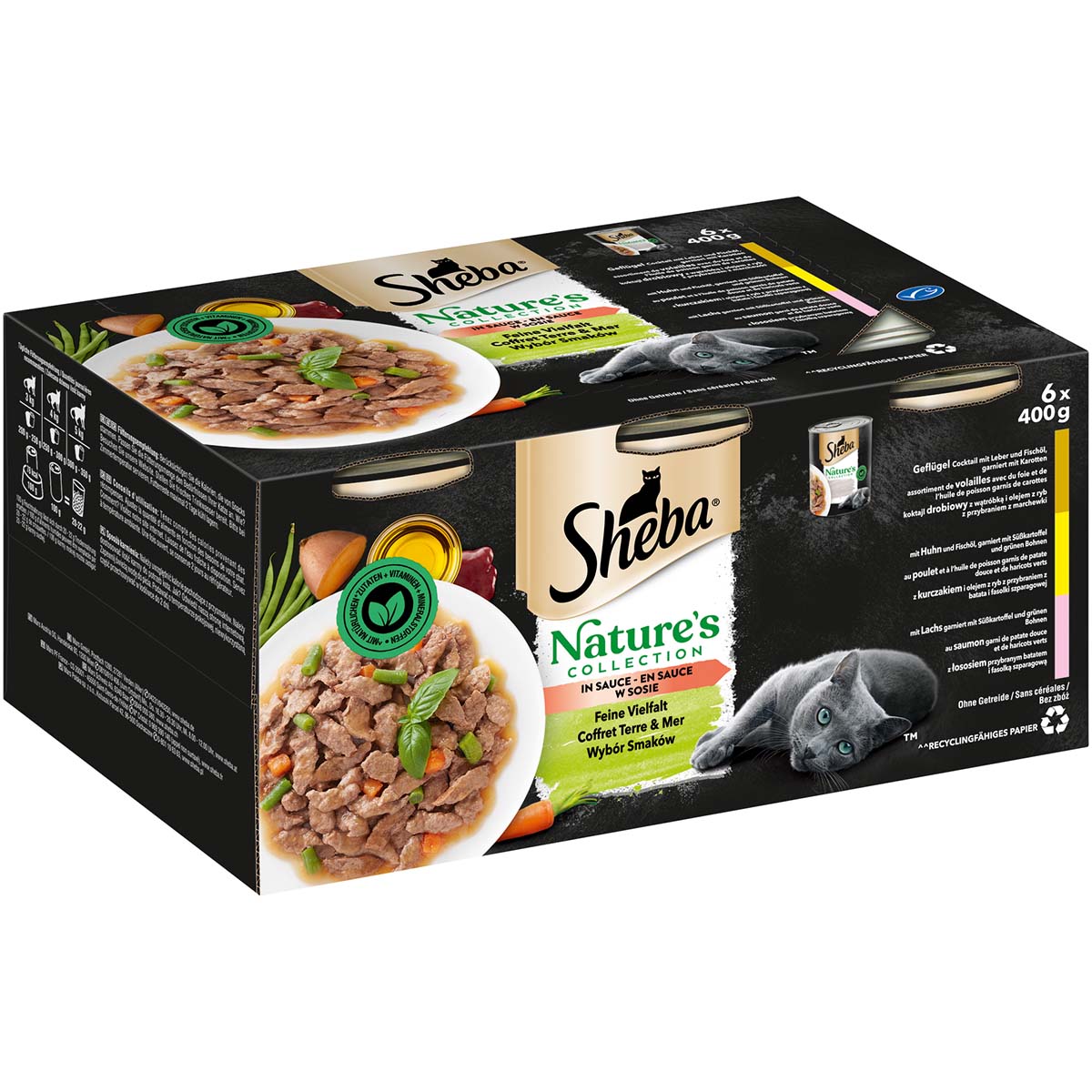 Sheba Nature's Collection in Sauce Feine Vielfalt 6x400g