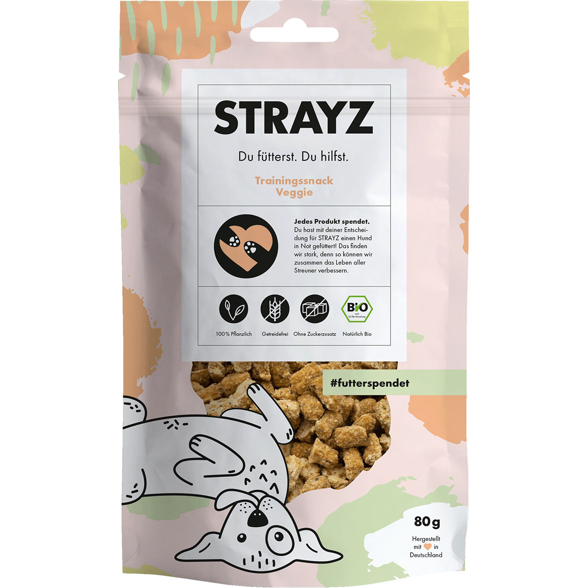 STRAYZ BIO Snack Veggie mit Süßkartoffel &amp; Birne