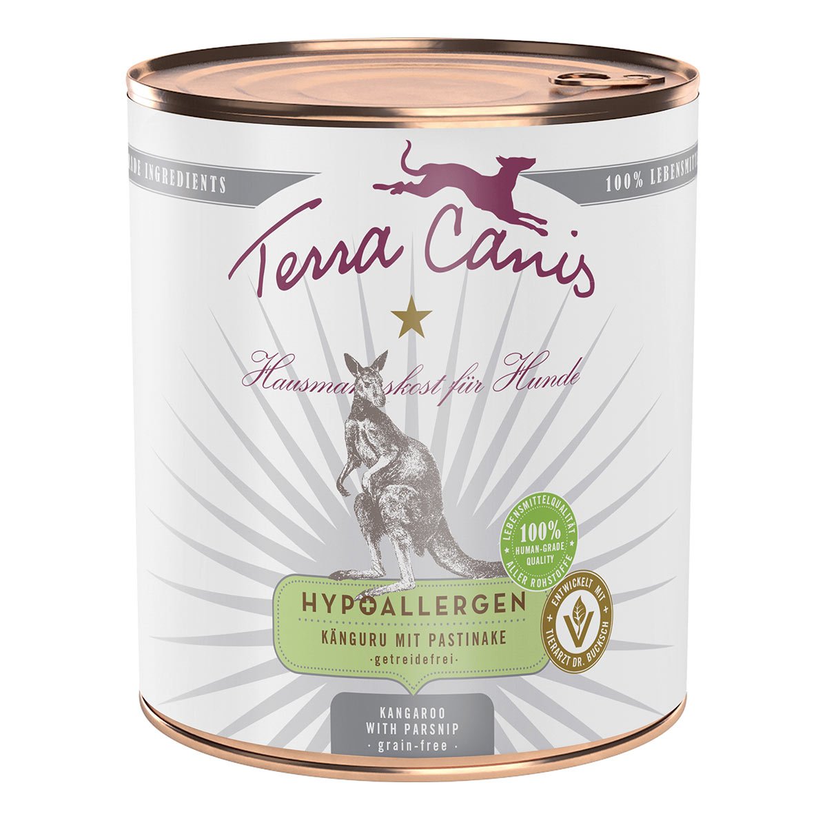 Terra Canis HYPOALLERGEN – Känguru mit Pastinake