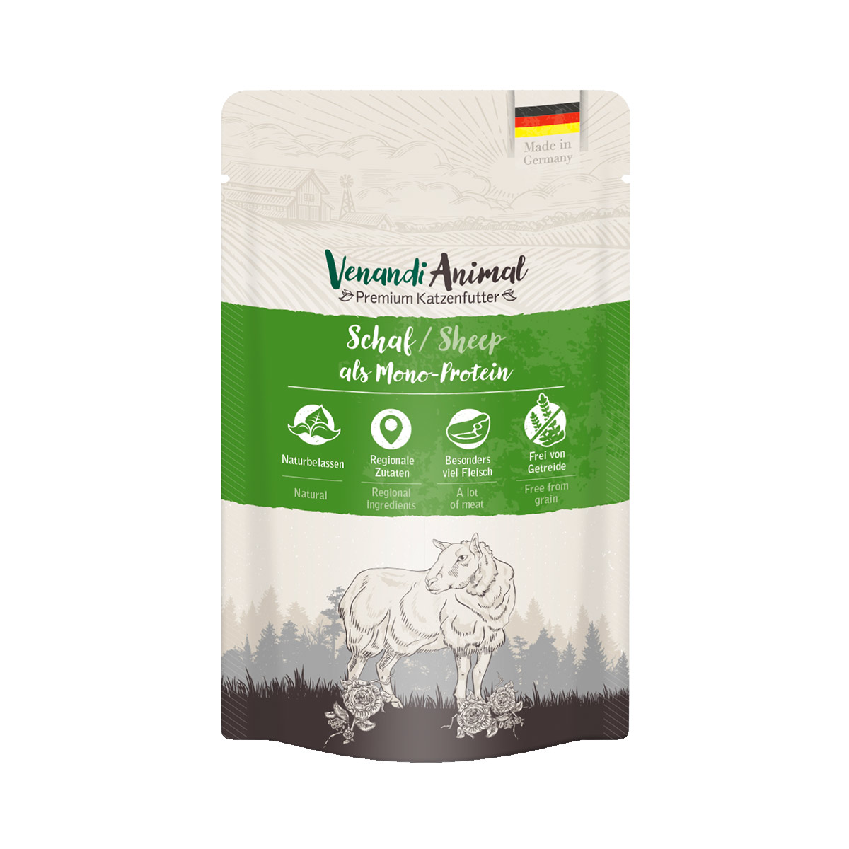 Venandi Animal Schaf als Monoprotein