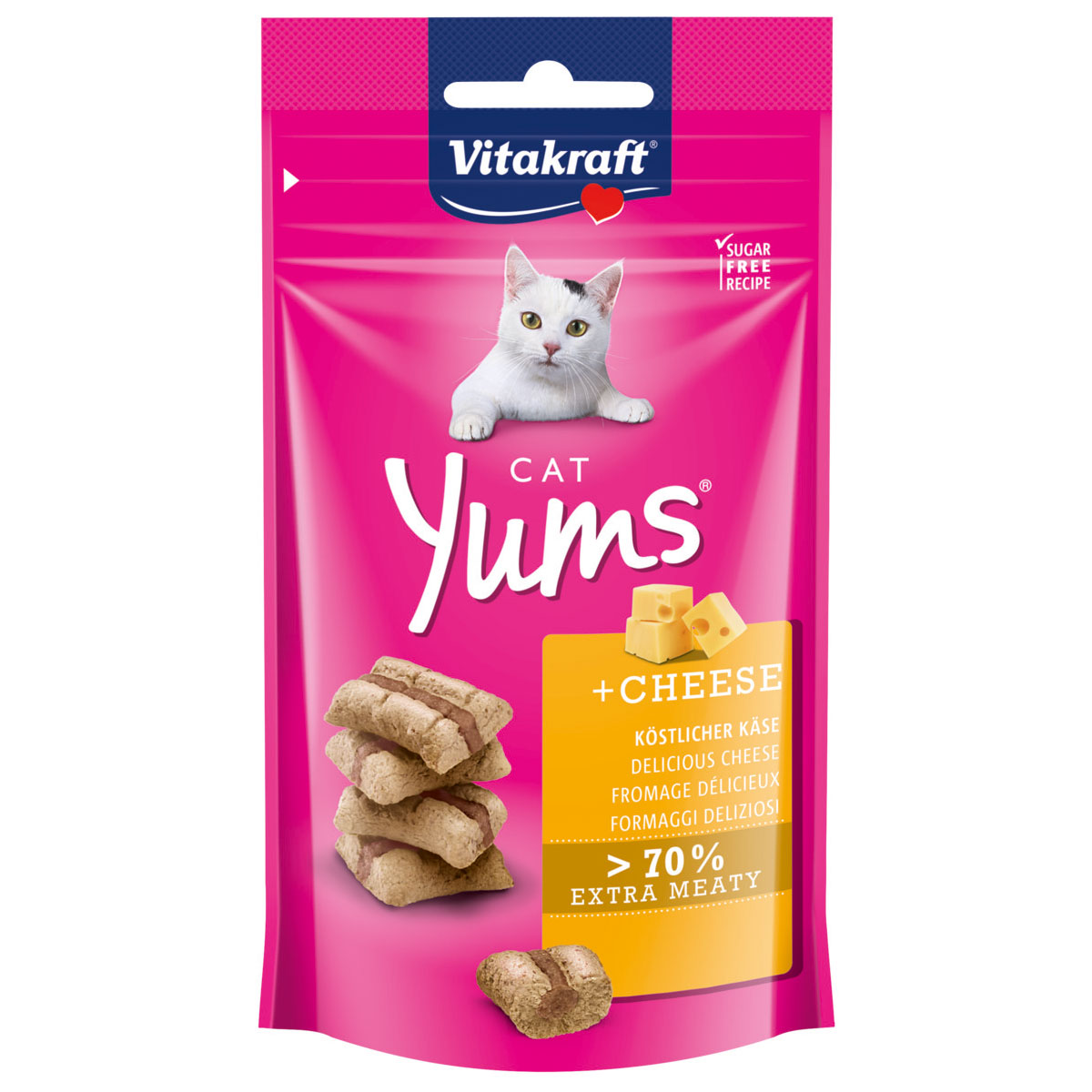 Vitakraft Katzensnack Cat Yums Käse