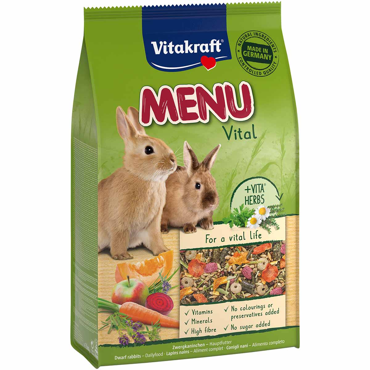 Vitakraft Menü Vital Zwergkaninchen  3kg