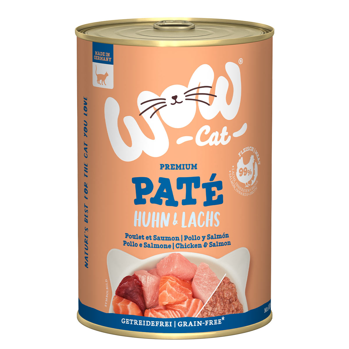 WOW CAT Adult Huhn &amp; Lachs