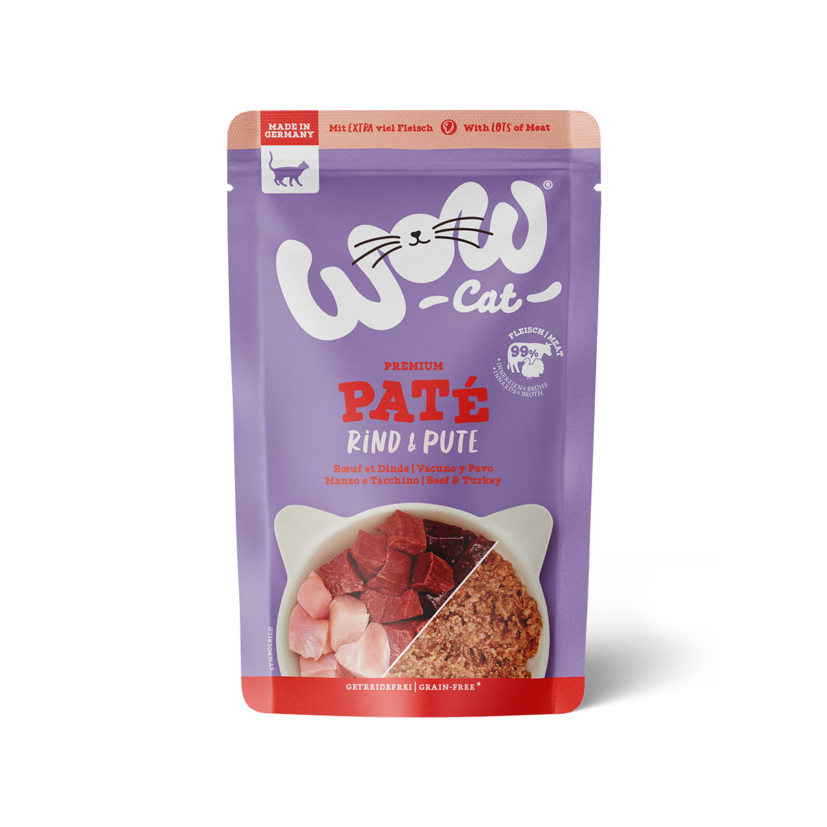 WOW CAT Adult Rind &amp; Pute