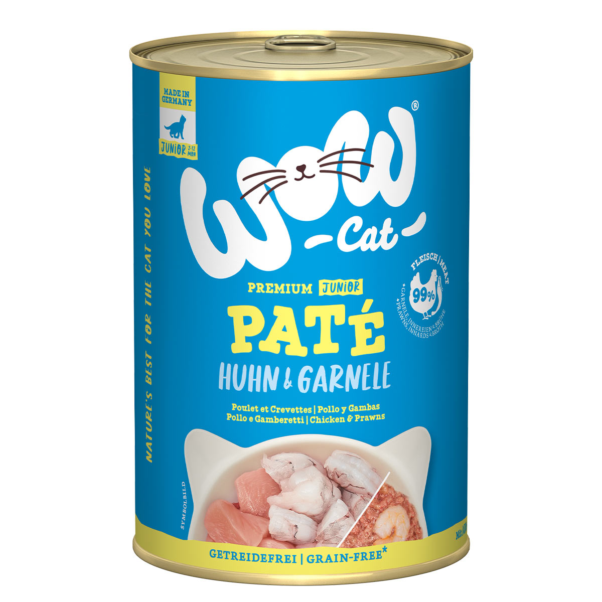 WOW CAT Junior Huhn &amp; Garnele