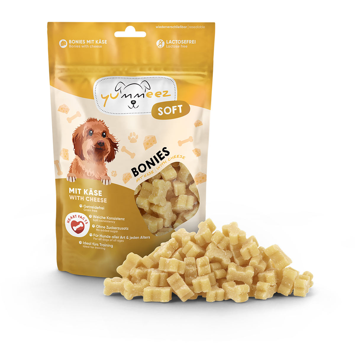 Yummeez SOFT BONIES mit Käse 165g