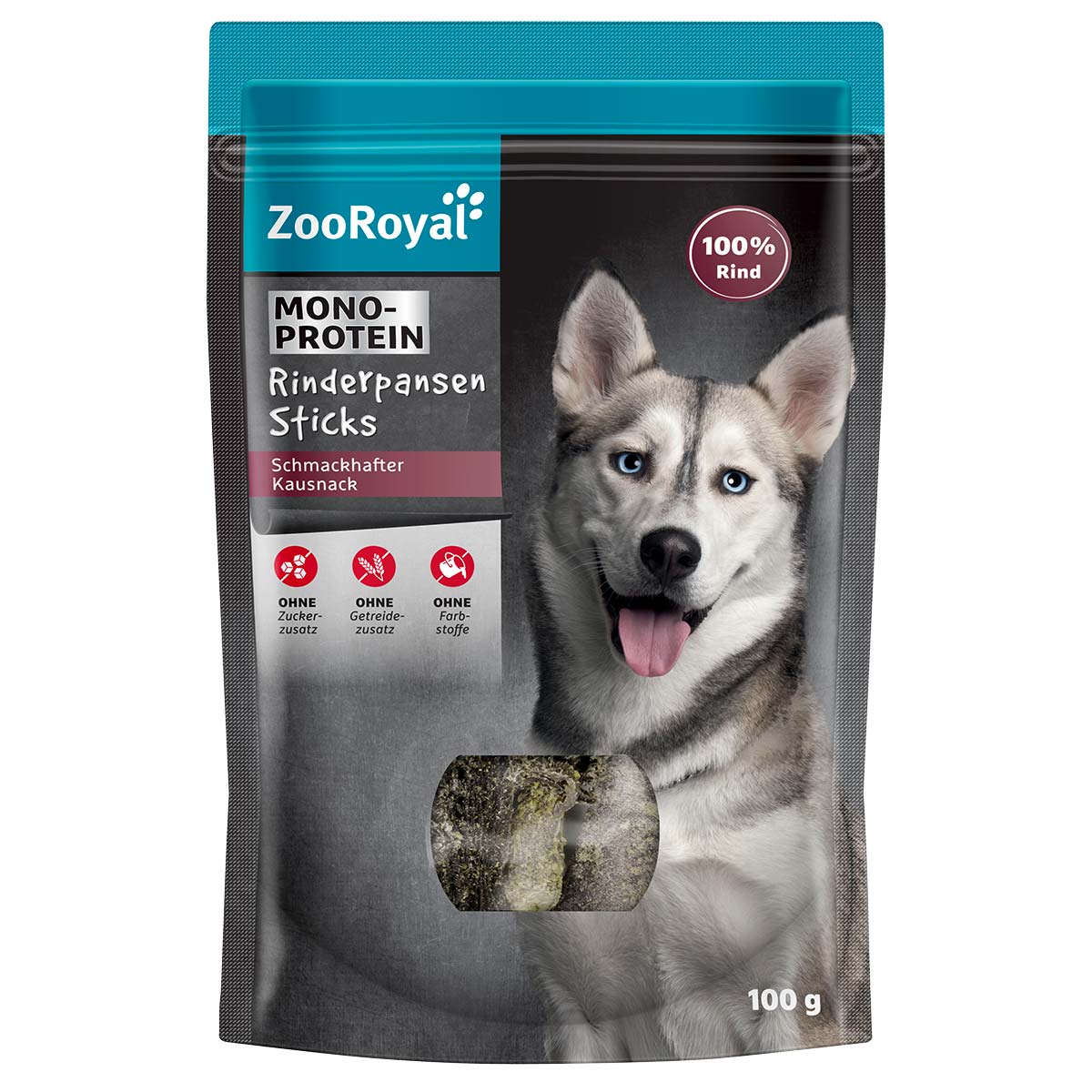 ZooRoyal Rinderpansen Sticks 100g